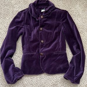 J. Crew velvet blazer